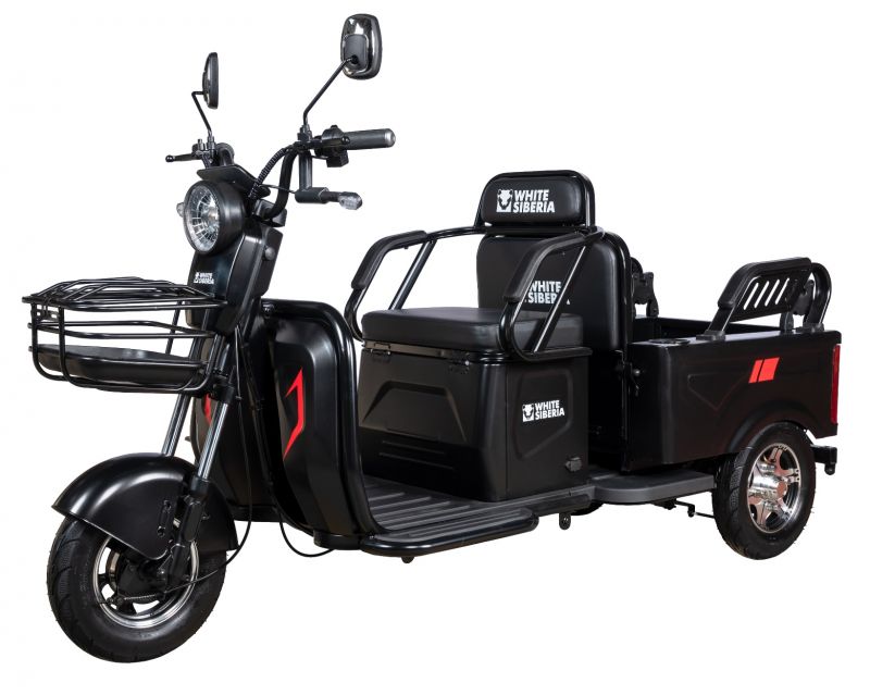 Электроскутер WHITE SIBERIA SIBTRIKE Max 2000W Электроскутер WHITE SIBERIA SIBTRIKE Max 2000W